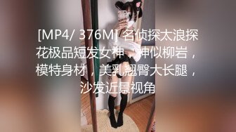 [MP4/ 376M] 名侦探太浪探花极品短发女神，神似柳岩，模特身材，美乳翘臀大长腿，沙发近景视角