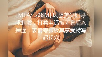 [MP4/ 508M] 风骚美少妇寻求刺激，打着电话被无套后入操逼，表情夸张极其享受特写超粉穴