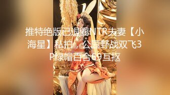 推特绝版已退圈NTR夫妻【小海星】私拍，公园野战双飞3P绿帽百合69互抠