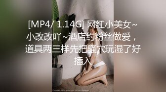 [MP4/ 1.14G] 网红小美女~小改改吖~酒店约粉丝做爱，道具两三样先把骚穴玩湿了好插入