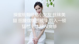 操蜜桃臀极品小女友 丝袜美腿 扭腰摆臀想被操 后入一顿猛怼 射太快没爽够